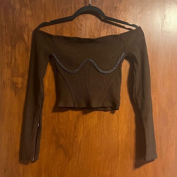 Maniere De Voir Tops - Maniere de voir cropped top
